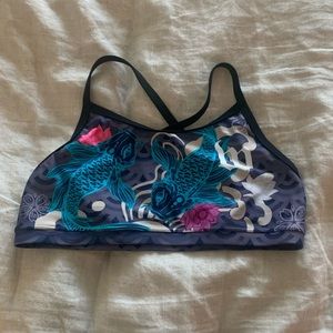Wattie Ink Swim Top/Triathlon Bra Top Large